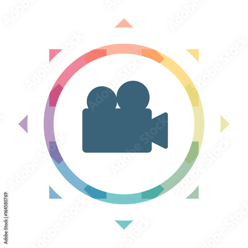 buntes Symbol - Projektor