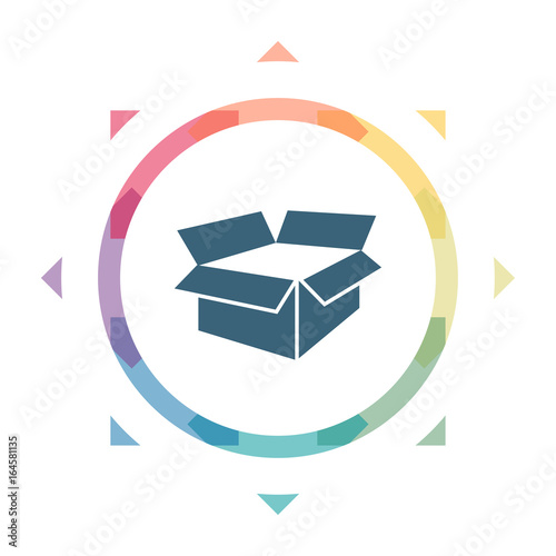 buntes Symbol - Karton