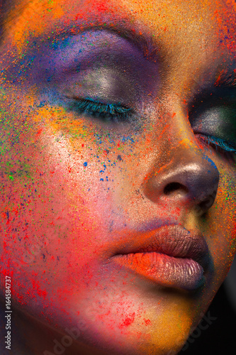 Creative art of make up, fa...