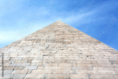 The Pyramid of Cestius in Rome