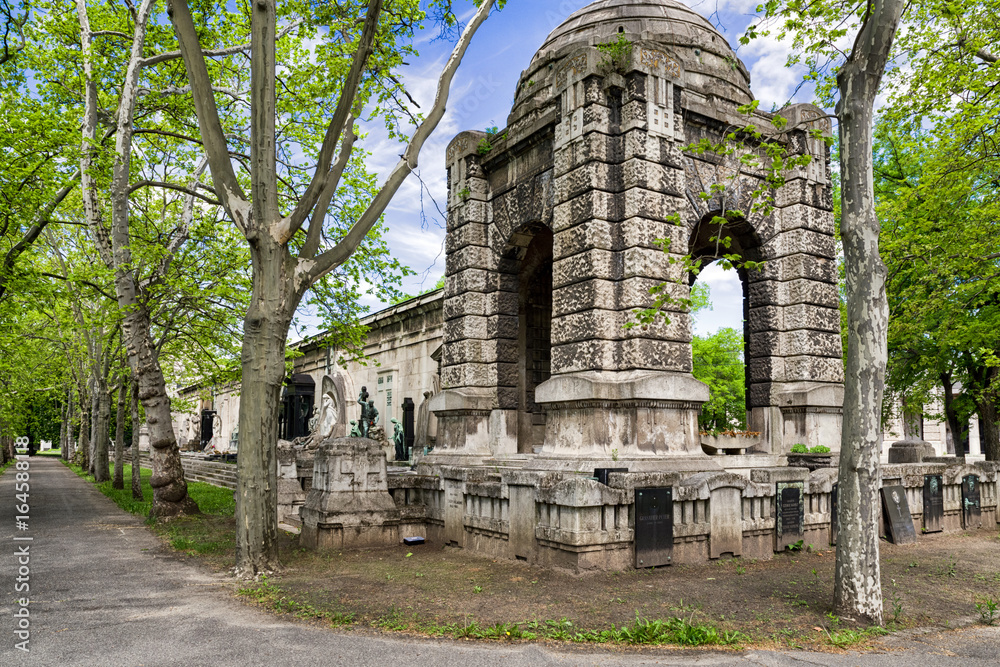 Obraz premium Kerepesi - historic cemetery in Budapest, Hungary