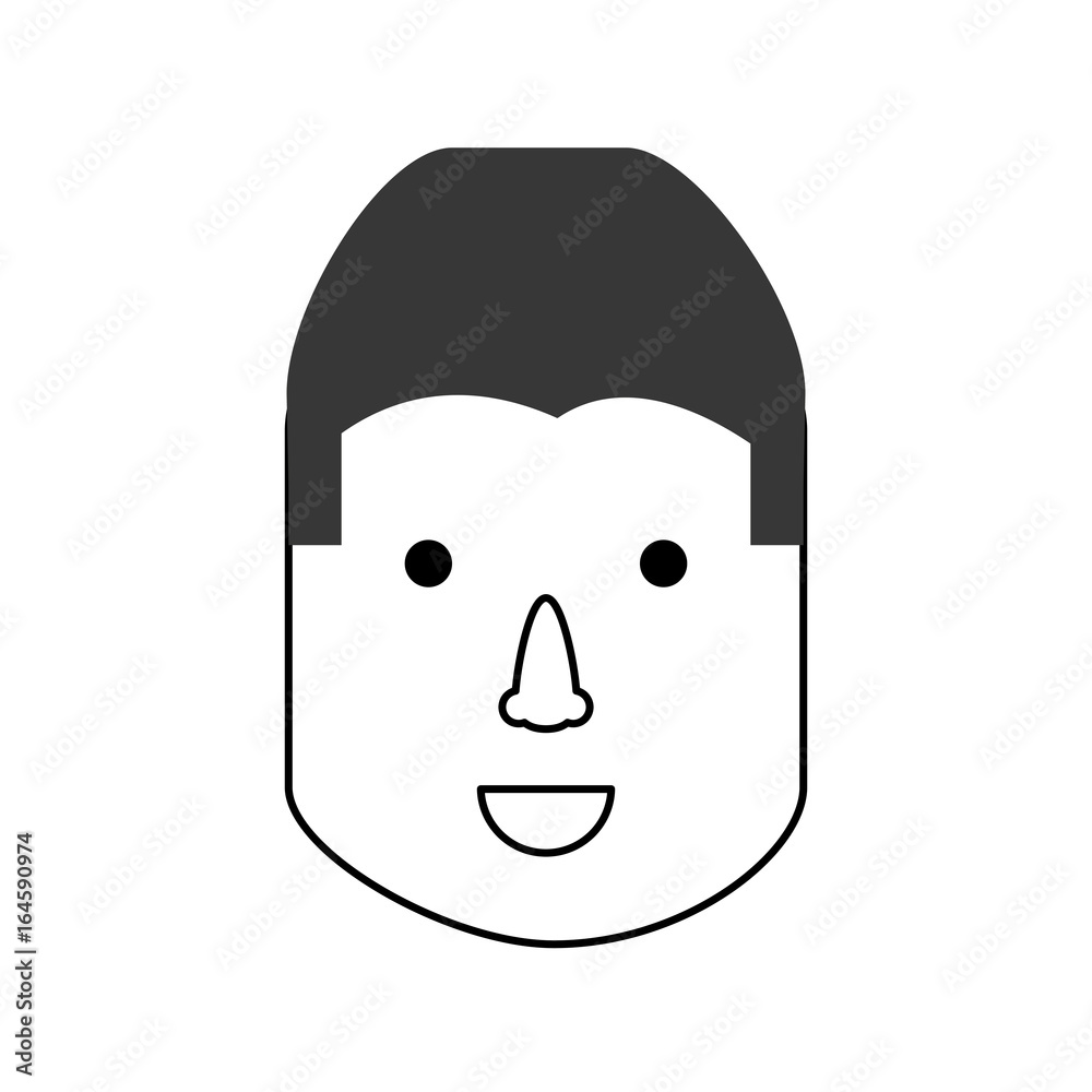 Man face cartoon Man face cartoon