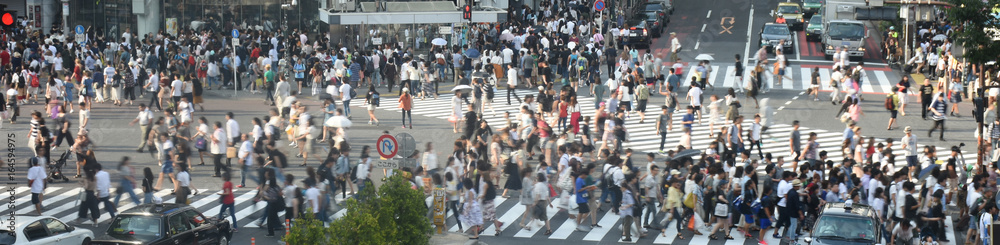 日本の東京都市景観「渋谷の交差点」 日本の東京都市景観「渋谷の交差点」