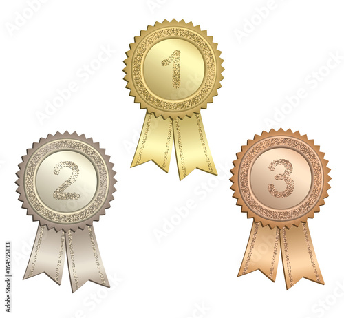 Award ribbons