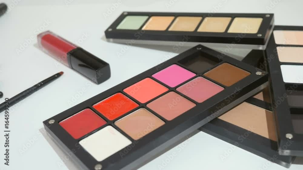Cosmetics lays on the table Cosmetics lays on the table