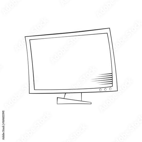 tv doodle icon
