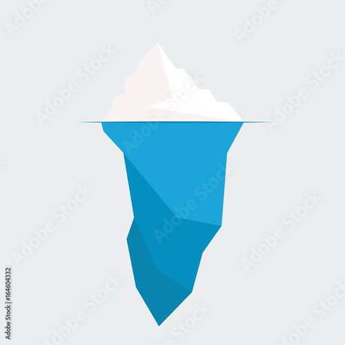 Iceberg vector illustration