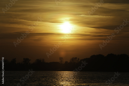 Sunset at Danube
