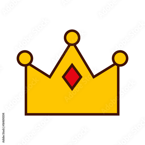 queen crown isolated icon vector illustration design