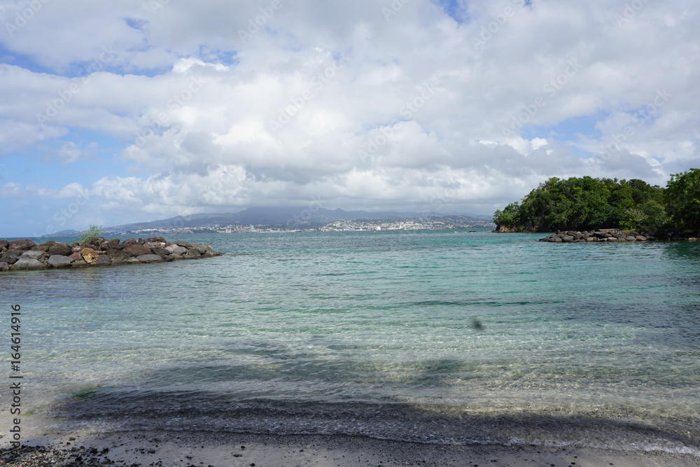 Fototapeta premium mer Martinique nuages