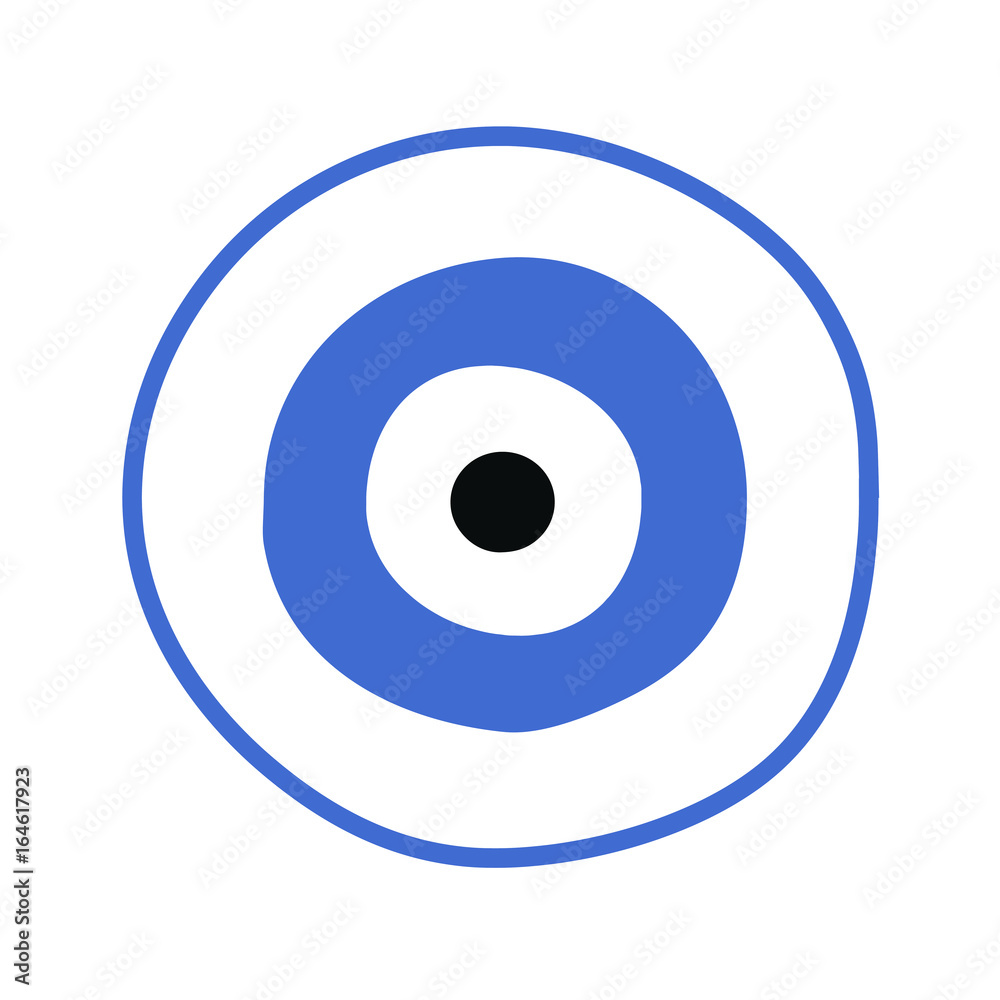 blue greek evil eye vector - symbol of protection blue greek evil eye vector - symbol of protection