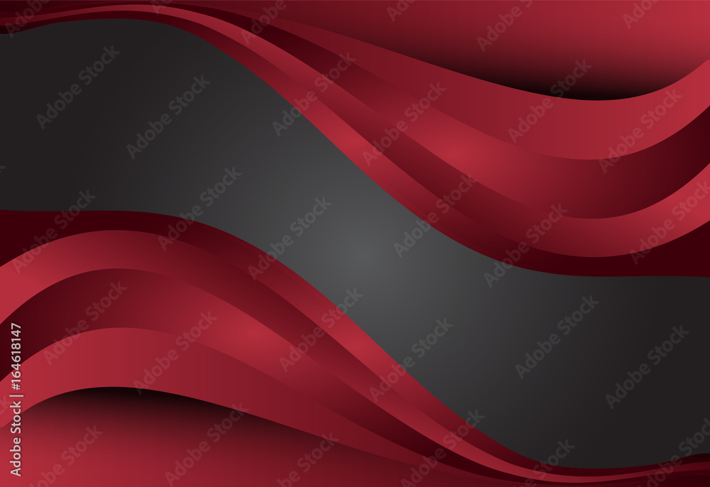 Red abstract line curve and wave material design for background Red abstract line curve and wave material design for background