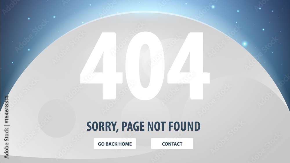 404 Error with space on the background. Page not found. UI UX template for website. Vector illustration. 404 Error with space on the background. Page not found. UI UX template for website. Vector illustration.