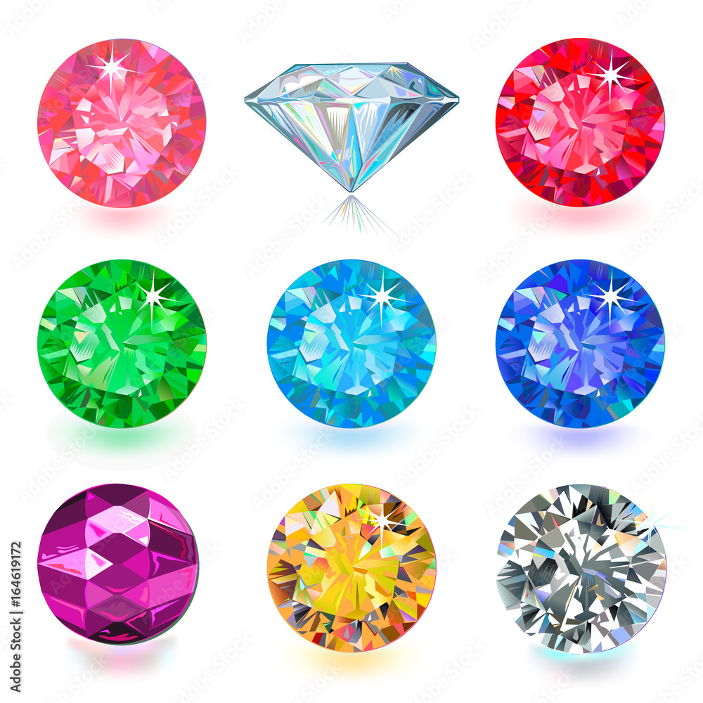 Gemstone jewerly set Gemstone jewerly set