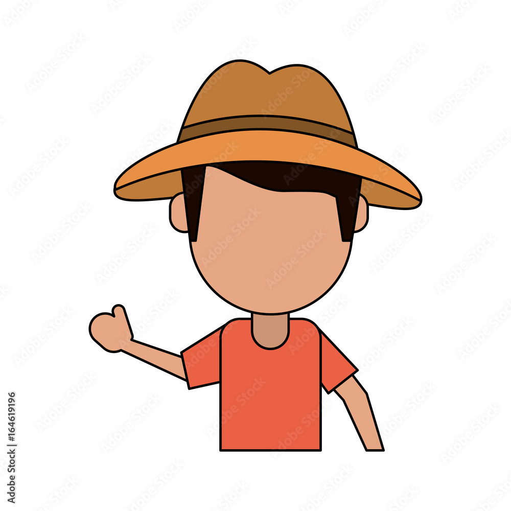 man avatar vector illustration