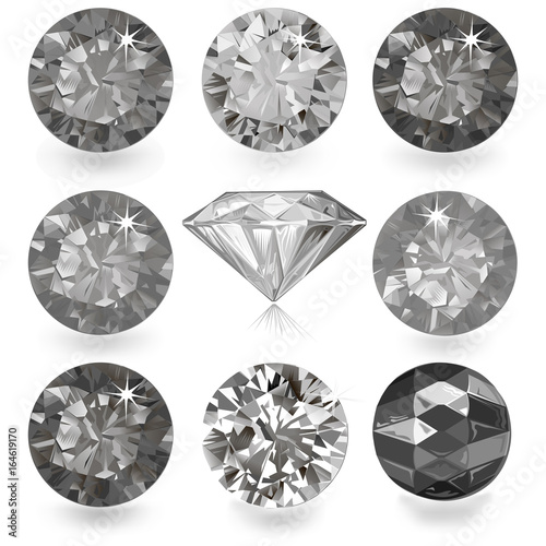 Gemstone jewerly set