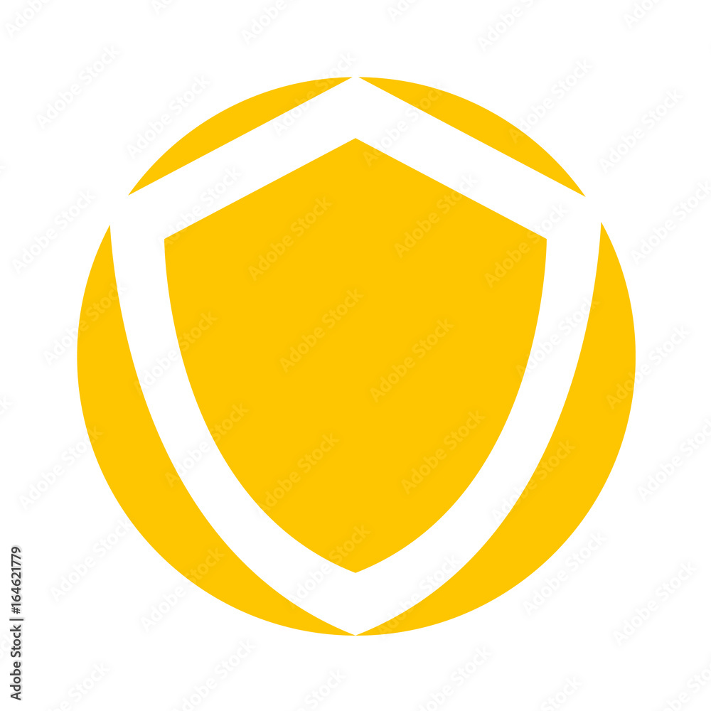 shield guard isolated icon vector illustration design