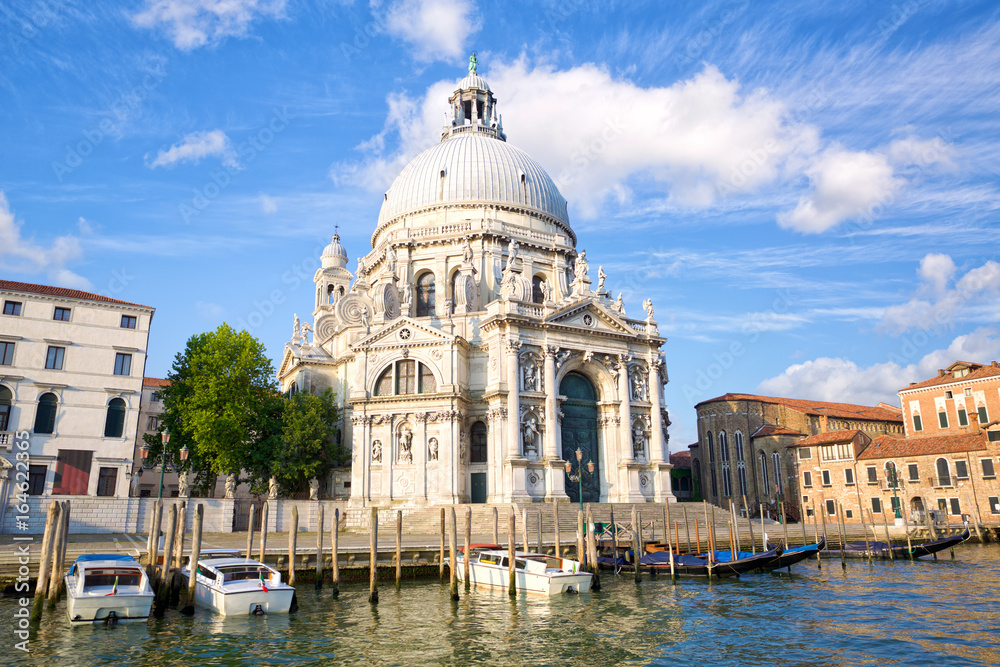 Basilica Santa Maria della Salute on Grand Canal in Venice