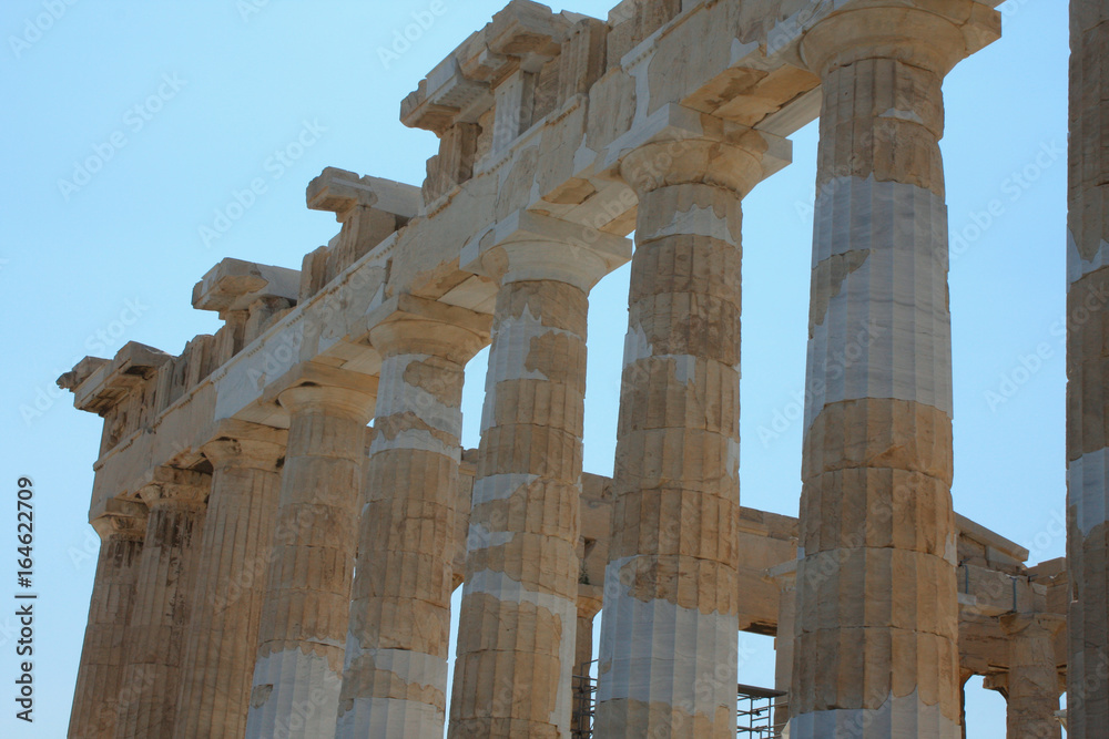 Parthenon temple in Acropolis Hill in Athens, Greece.