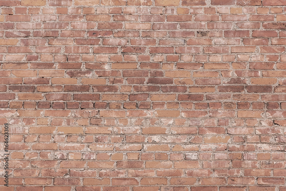 Fototapeta premium Stary tekstura tło ściany z czerwonej cegły