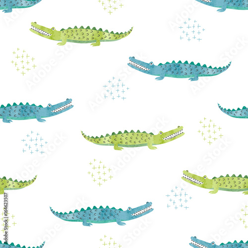 Green and blue watercolor c...
