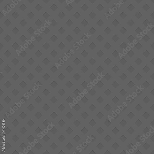 Seamless perforated diagonal square pattern texture background - spatial abstract vector illustration