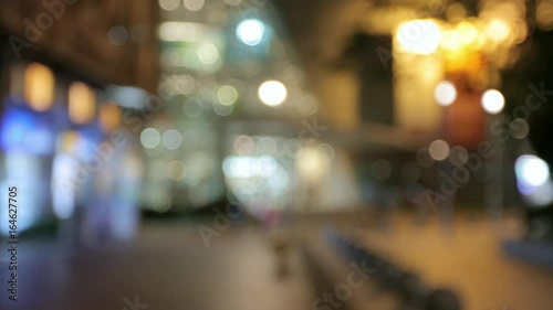 Wallpaper Mural Blur view of cityscape in Hong Kong Torontodigital.ca