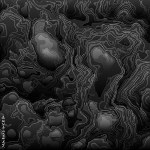 Black clouds undulatus asperatus vector background. Thick choking smoke backdrop. Gray ash and steam from an erupting volcano texture illustration.