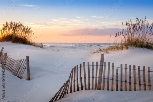 Obraz Wschód słońca na plaży Pensacola