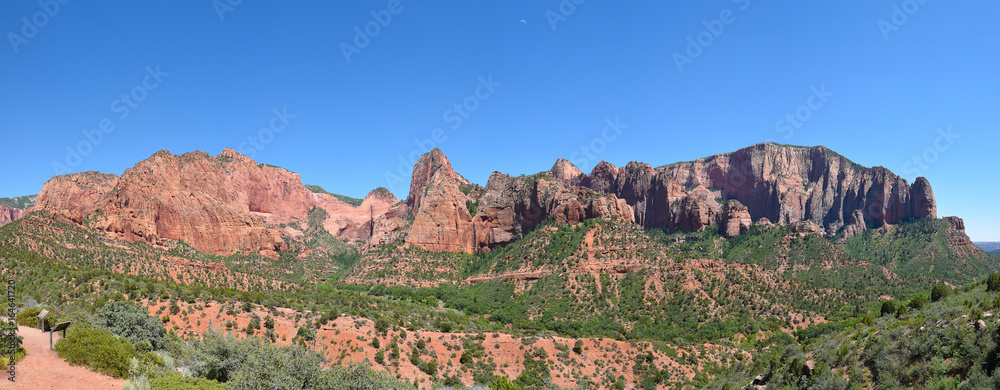 Fotografie Kolob Canyons Panorama