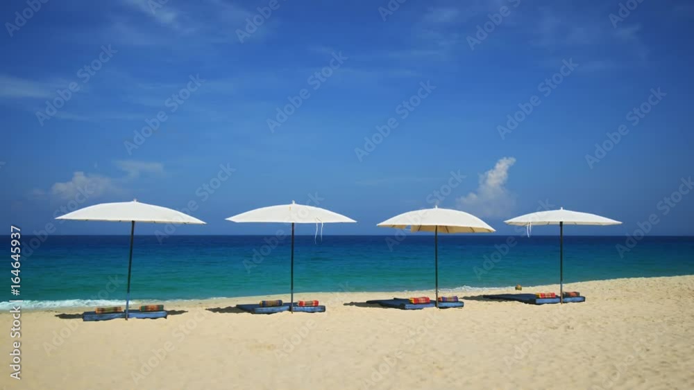 Clear Blue Waters of Tropical Surin Beach in Phuket, Thailand Clear Blue Waters of Tropical Surin Beach in Phuket, Thailand