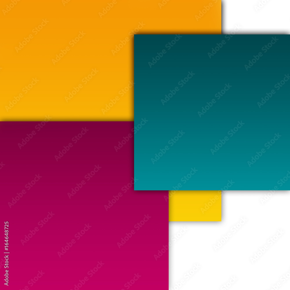Abstract geometric background with square Abstract geometric background with square