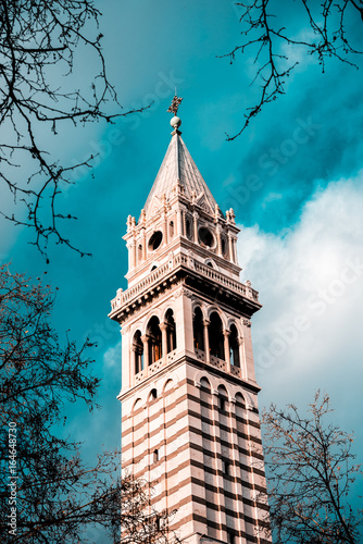 Bell tower in Madrid