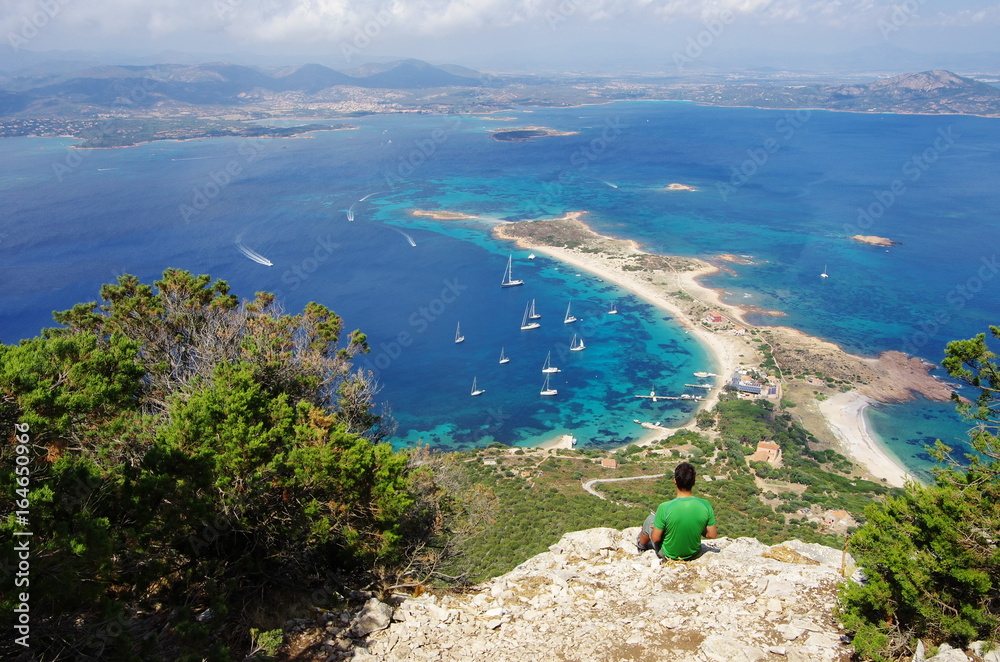 Trekking in Sardinia: to the summit of Tavolara Island.