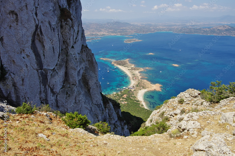 Trekking in Sardinia: to the summit of Tavolara Island.