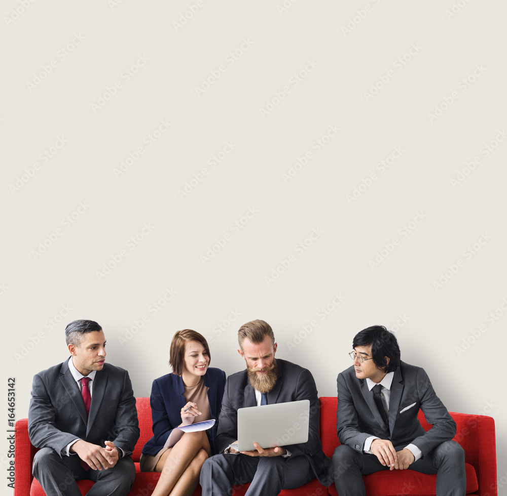 Business People Data Information Technology Concept Business People Data Information Technology Concept