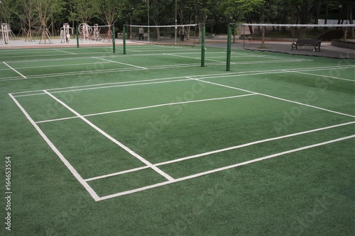 outdoor Badminton court 