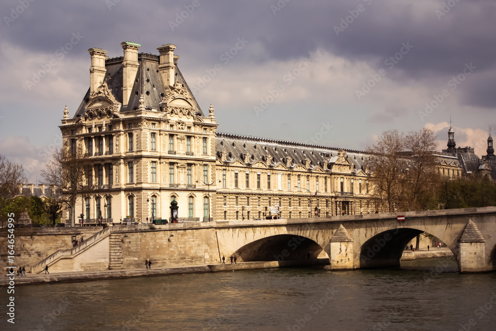 Grand Paris building seen from the Seine