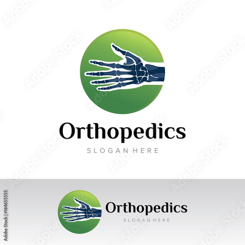 Health Orthopedics Logo Template Design Vector, Emblem, Design Concept, Creative Symbol, Icon