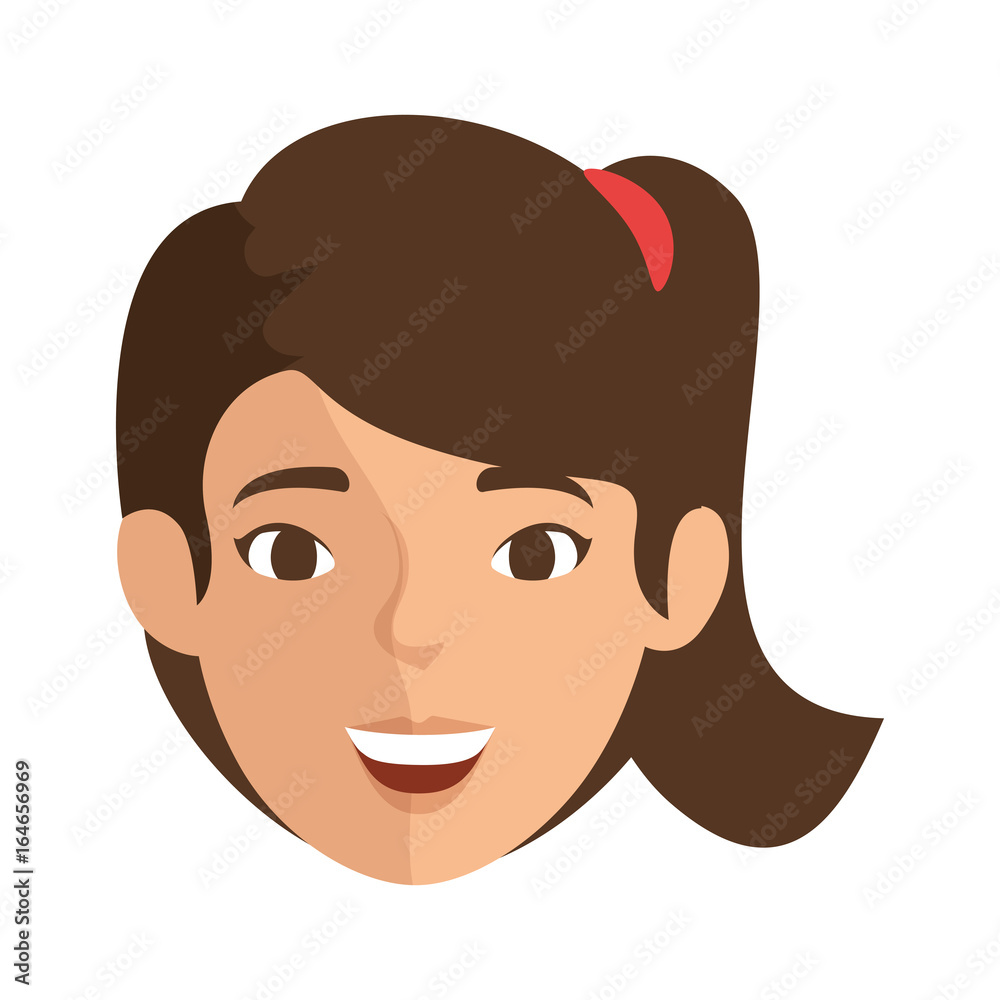 isolated cute women face icon vector illustration graphic design isolated cute women face icon vector illustration graphic design