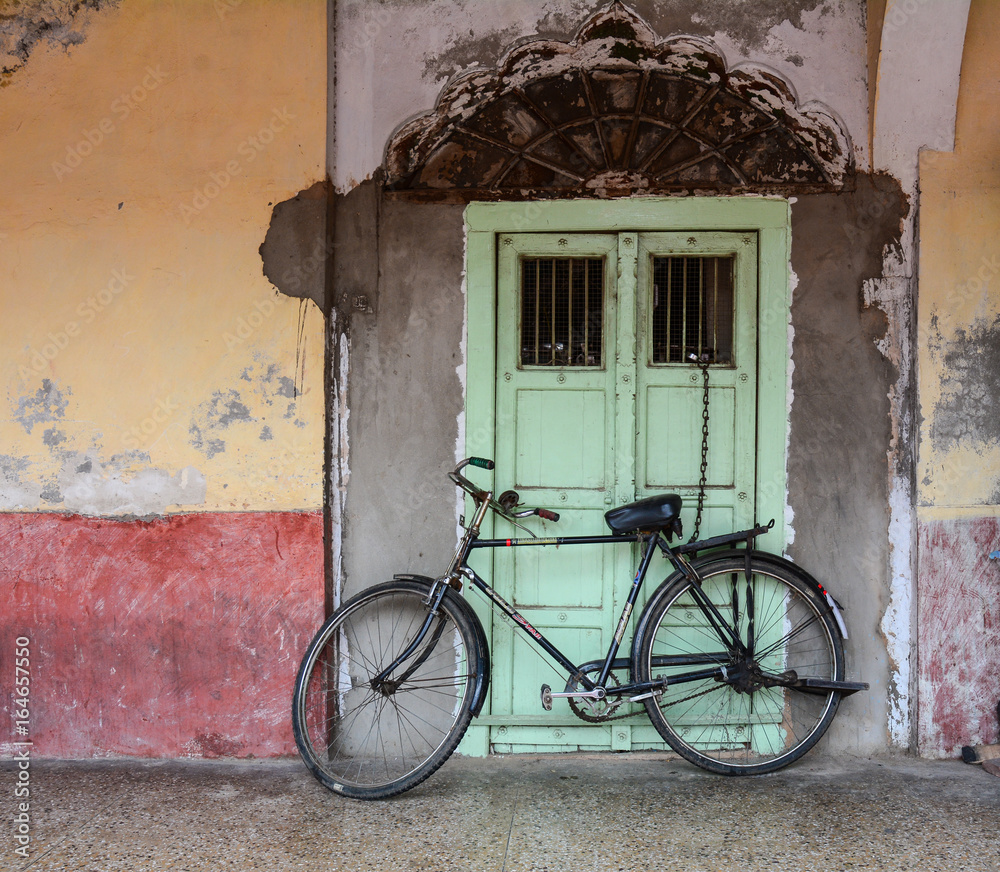 Old buildings in Old Delhi, India