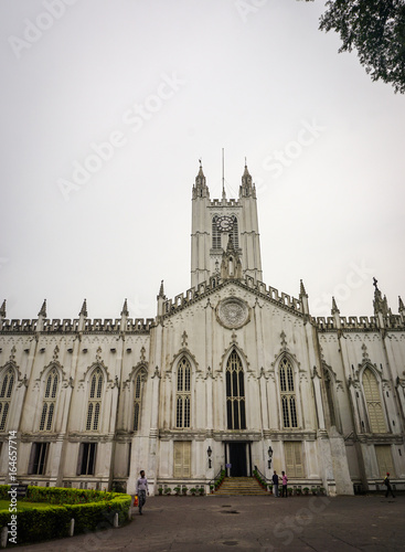 Old buildings in Kolkata, India photo