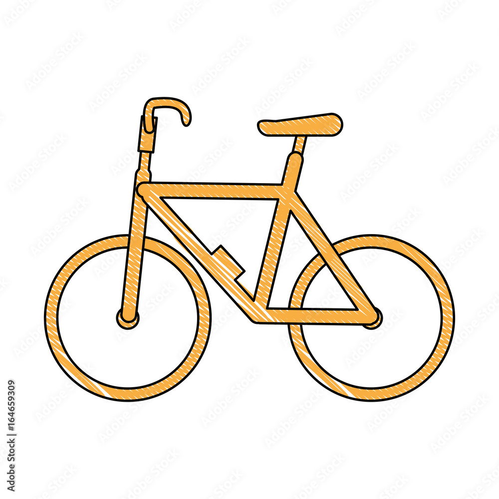 isolated cute bicycle icon vector illustration graphic design