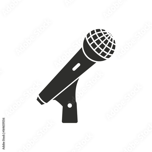 Microphone - vector icon.