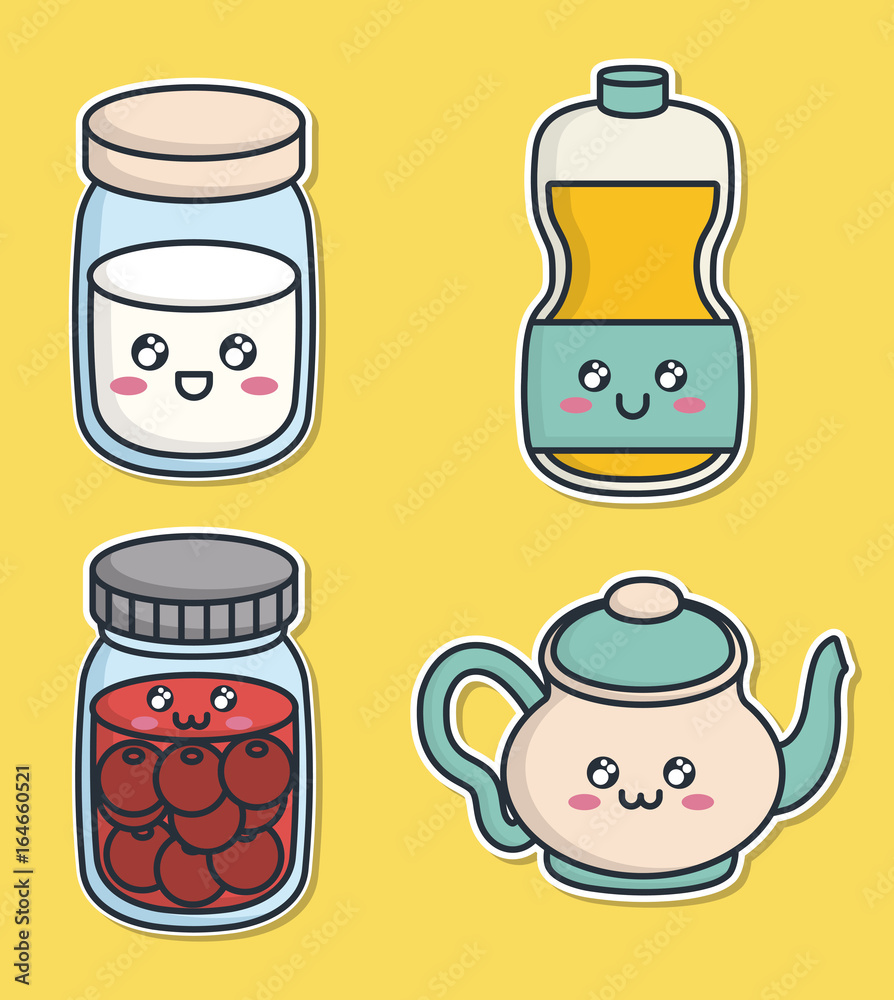 kawaii breakfast food design kawaii breakfast food design