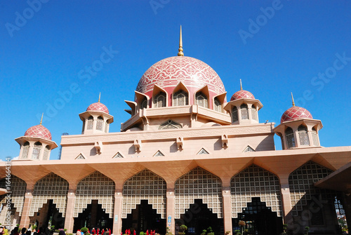 マレーシアのピンクモスク　プトラモスク