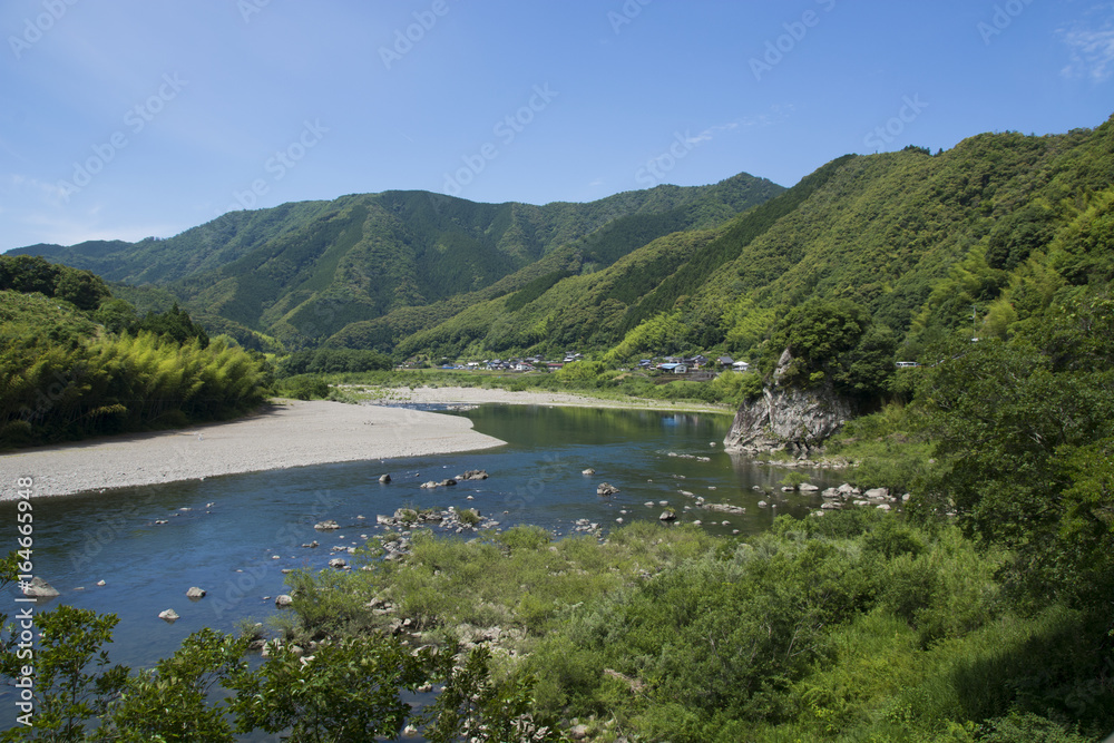 四万十川　Shimanto River, Kochi, Shikoku, Japan