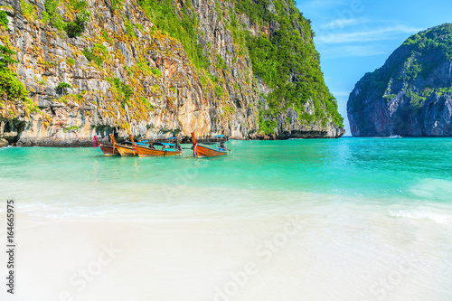 The famous Maya Bay. Krabi Province in Thailand.