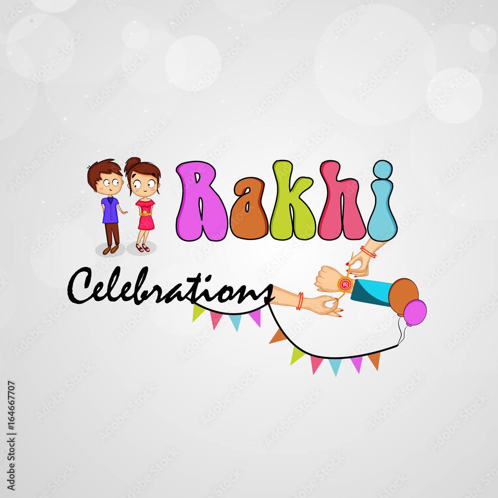 Illustration of background for the occasion of Indian festival Raksha Bandhan