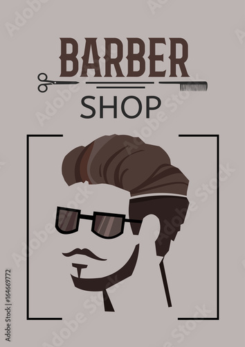 Sketch Barber Shop Poster